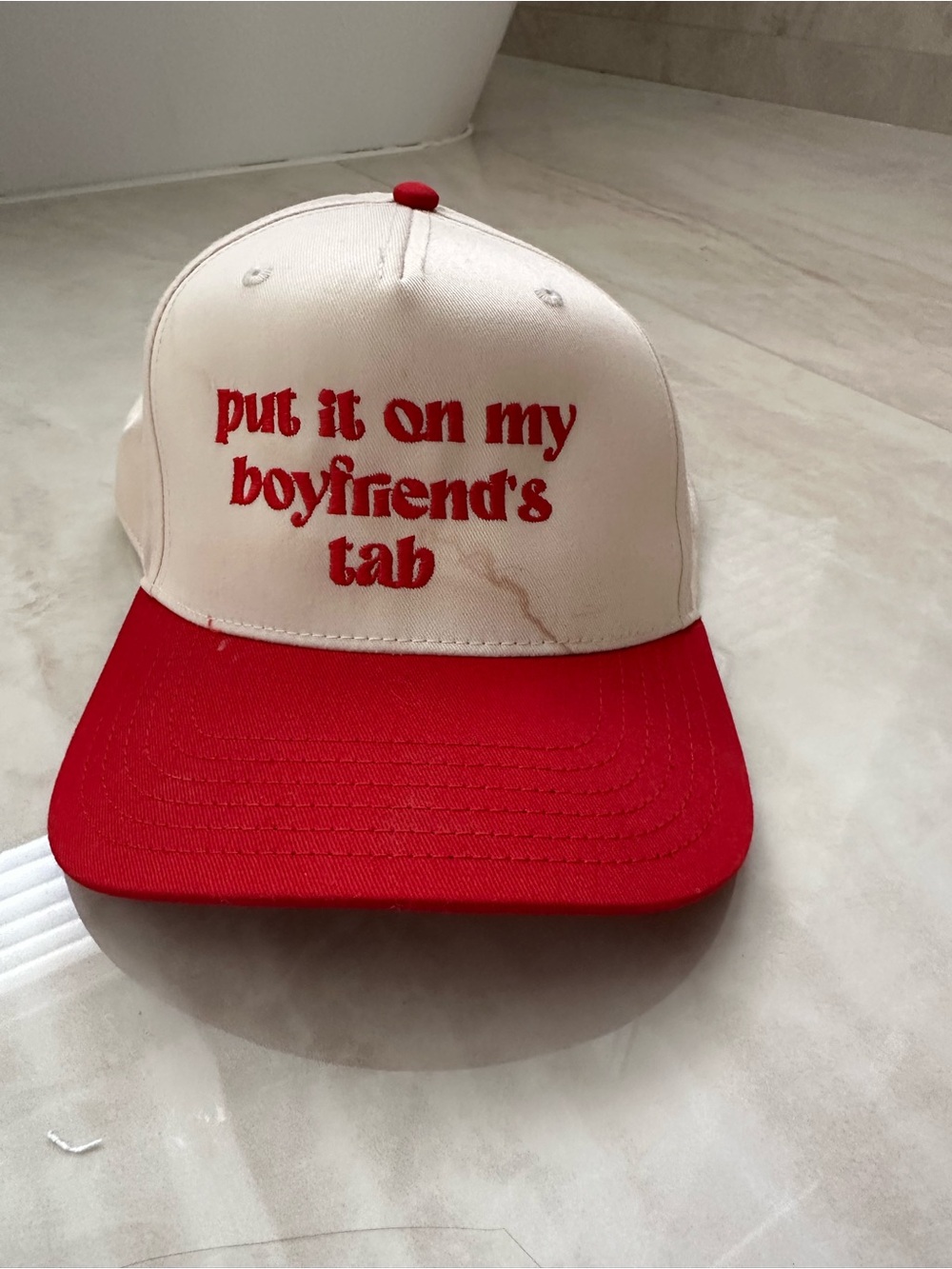 “Put It on my Boyfriends Tab” Baseball Cap
